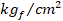kgf/cm2