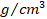 g/cm3